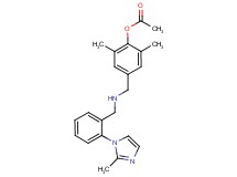 2,6-dimethyl-4-({[2-(2-methyl-1H-imidazol-1-yl)benzyl]amino}methyl)phenyl acetate