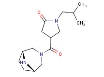 4-[rel-(1R,5S)-3,8-diazabicyclo[3.2.1]oct-3-ylcarbonyl]-1-isobutyl-2-pyrrolidinone hydrochloride