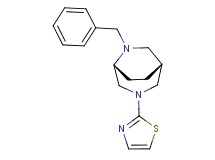 (1R*,5R*)-6-benzyl-3-(1,3-thiazol-2-yl)-3,6-diazabicyclo[3.2.2]nonane