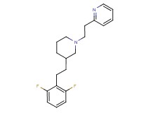 2-(2-{3-[2-(2,6-difluorophenyl)ethyl]-1-piperidinyl}ethyl)pyridine
