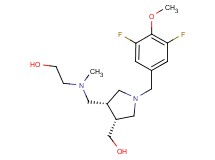 2-[{[(3R*,4R*)-1-(3,5-difluoro-4-methoxybenzyl)-4-(hydroxymethyl)pyrrolidin-3-yl]methyl}(methyl)amino]ethanol