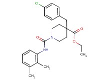 ethyl 4-(4-chlorobenzyl)-1-{[(2,3-dimethylphenyl)amino]carbonyl}-4-piperidinecarboxylate