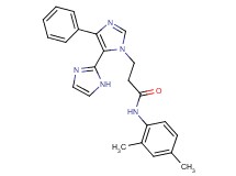 N-(2,4-dimethylphenyl)-3-(5'-phenyl-1H,3'H-2,4'-biimidazol-3'-yl)propanamide