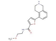 N-(2-methoxyethyl)-5-(1,2,3,4-tetrahydroisoquinolin-5-yl)-2-furamide
