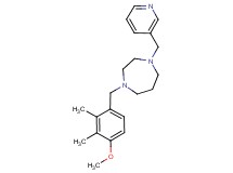 1-(4-methoxy-2,3-dimethylbenzyl)-4-(pyridin-3-ylmethyl)-1,4-diazepane