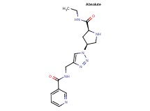 N-[(1-{(3S,5S)-5-[(ethylamino)carbonyl]-3-pyrrolidinyl}-1H-1,2,3-triazol-4-yl)methyl]nicotinamide hydrochloride