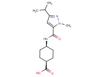 cis-4-{[(3-isopropyl-1-methyl-1H-pyrazol-5-yl)carbonyl]amino}cyclohexanecarboxylic acid