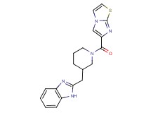 2-{[1-(imidazo[2,1-b][1,3]thiazol-6-ylcarbonyl)-3-piperidinyl]methyl}-1H-benzimidazole