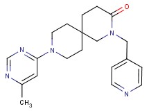 9-(6-methylpyrimidin-4-yl)-2-(pyridin-4-ylmethyl)-2,9-diazaspiro[5.5]undecan-3-one