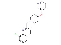 8-chloro-2-{[4-(pyridin-3-yloxy)piperidin-1-yl]methyl}quinoline