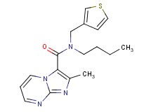N-butyl-2-methyl-N-(3-thienylmethyl)imidazo[1,2-a]pyrimidine-3-carboxamide