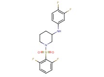 N-(3,4-difluorophenyl)-1-[(2,6-difluorophenyl)sulfonyl]-3-piperidinamine