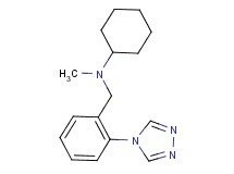N-methyl-N-[2-(4H-1,2,4-triazol-4-yl)benzyl]cyclohexanamine