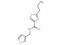 2-propyl-N-(3-thienylmethyl)-1,3-thiazole-4-carboxamide