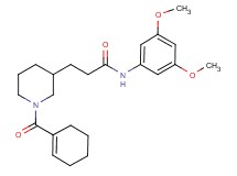 3-[1-(1-cyclohexen-1-ylcarbonyl)-3-piperidinyl]-N-(3,5-dimethoxyphenyl)propanamide