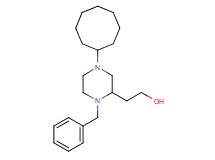 2-(1-benzyl-4-cyclooctyl-2-piperazinyl)ethanol