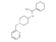 N-(1-cyclohex-1-en-1-ylethyl)-1-(pyridin-2-ylmethyl)piperidin-4-amine