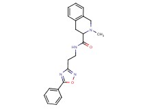 2-methyl-N-[2-(5-phenyl-1,2,4-oxadiazol-3-yl)ethyl]-1,2,3,4-tetrahydro-3-isoquinolinecarboxamide