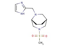 (1R*,5R*)-6-(1H-imidazol-2-ylmethyl)-3-(methylsulfonyl)-3,6-diazabicyclo[3.2.2]nonane