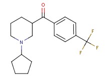(1-cyclopentyl-3-piperidinyl)[4-(trifluoromethyl)phenyl]methanone