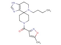 5-butyl-1'-[(5-methylisoxazol-3-yl)carbonyl]-1,5,6,7-tetrahydrospiro[imidazo[4,5-c]pyridine-4,4'-piperidine]