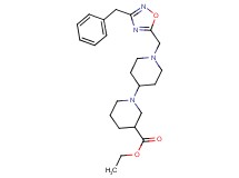 ethyl 1'-[(3-benzyl-1,2,4-oxadiazol-5-yl)methyl]-1,4'-bipiperidine-3-carboxylate