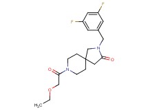 2-(3,5-difluorobenzyl)-8-(ethoxyacetyl)-2,8-diazaspiro[4.5]decan-3-one