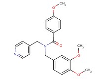N-(3,4-dimethoxybenzyl)-4-methoxy-N-(4-pyridinylmethyl)benzamide
