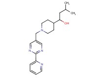 3-methyl-1-(1-{[2-(2-pyridinyl)-5-pyrimidinyl]methyl}-4-piperidinyl)-1-butanol