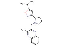 2-{[2-(5-isopropylisoxazol-3-yl)pyrrolidin-1-yl]methyl}-3-methylquinoxaline