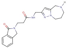 3-(1-oxo-1,3-dihydro-2H-isoindol-2-yl)-N-(5,6,7,8-tetrahydro-4H-pyrazolo[1,5-a][1,4]diazepin-2-ylmethyl)propanamide hydrochloride