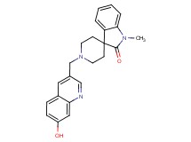 1'-[(7-hydroxyquinolin-3-yl)methyl]-1-methylspiro[indole-3,4'-piperidin]-2(1H)-one