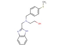 2-{(1H-benzimidazol-2-ylmethyl)[4-(methylthio)benzyl]amino}ethanol