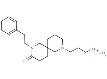 8-(3-methoxypropyl)-2-(2-phenylethyl)-2,8-diazaspiro[5.5]undecan-3-one