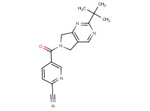 5-[(2-tert-butyl-5,7-dihydro-6H-pyrrolo[3,4-d]pyrimidin-6-yl)carbonyl]pyridine-2-carbonitrile