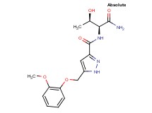 N-[(1S,2R)-1-(aminocarbonyl)-2-hydroxypropyl]-5-[(2-methoxyphenoxy)methyl]-1H-pyrazole-3-carboxamide