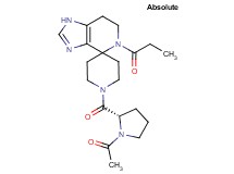 1'-(1-acetyl-L-prolyl)-5-propionyl-1,5,6,7-tetrahydrospiro[imidazo[4,5-c]pyridine-4,4'-piperidine]