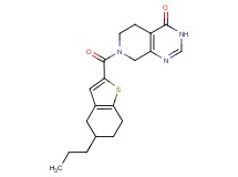 7-[(5-propyl-4,5,6,7-tetrahydro-1-benzothien-2-yl)carbonyl]-5,6,7,8-tetrahydropyrido[3,4-d]pyrimidin-4(3H)-one