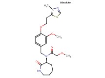 2-methoxy-N-{3-methoxy-4-[2-(4-methyl-1,3-thiazol-5-yl)ethoxy]benzyl}-N-[(3S)-2-oxo-3-azepanyl]acetamide