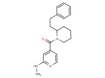 N-methyl-4-{[2-(2-phenylethyl)-1-piperidinyl]carbonyl}-2-pyridinamine