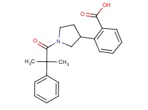 2-[1-(2-methyl-2-phenylpropanoyl)-3-pyrrolidinyl]benzoic acid