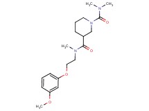 N~3~-[2-(3-methoxyphenoxy)ethyl]-N~1~,N~1~,N~3~-trimethyl-1,3-piperidinedicarboxamide