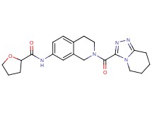 N-[2-(5,6,7,8-tetrahydro[1,2,4]triazolo[4,3-a]pyridin-3-ylcarbonyl)-1,2,3,4-tetrahydro-7-isoquinolinyl]tetrahydro-2-furancarboxamide