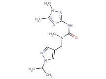 N'-(1,5-dimethyl-1H-1,2,4-triazol-3-yl)-N-[(1-isopropyl-1H-pyrazol-4-yl)methyl]-N-methylurea