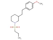 3-[2-(4-methoxyphenyl)ethyl]-1-(propylsulfonyl)piperidine