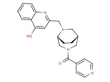 2-{[(1R*,5R*)-3-isonicotinoyl-3,6-diazabicyclo[3.2.2]non-6-yl]methyl}quinolin-4-ol