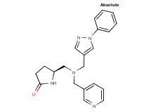 (5S)-5-{[[(1-phenyl-1H-pyrazol-4-yl)methyl](pyridin-3-ylmethyl)amino]methyl}pyrrolidin-2-one
