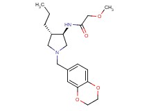 N-[rel-(3R,4S)-1-(2,3-dihydro-1,4-benzodioxin-6-ylmethyl)-4-propyl-3-pyrrolidinyl]-2-methoxyacetamide hydrochloride