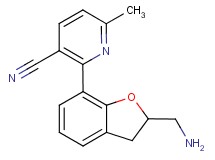 2-[2-(aminomethyl)-2,3-dihydro-1-benzofuran-7-yl]-6-methylnicotinonitrile