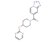 7-{[4-(pyrimidin-2-yloxy)piperidin-1-yl]carbonyl}tetrazolo[1,5-a]pyridine